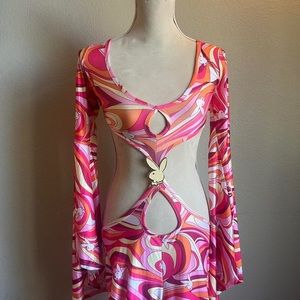 Playboy Groovy/ 70s Disco Costume Jumpsuit